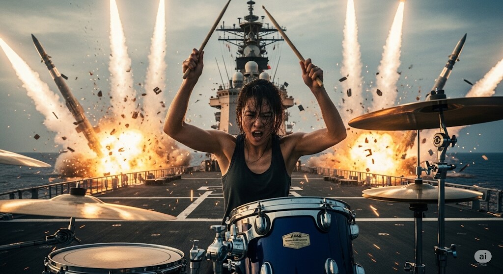 ミサイル発射演出