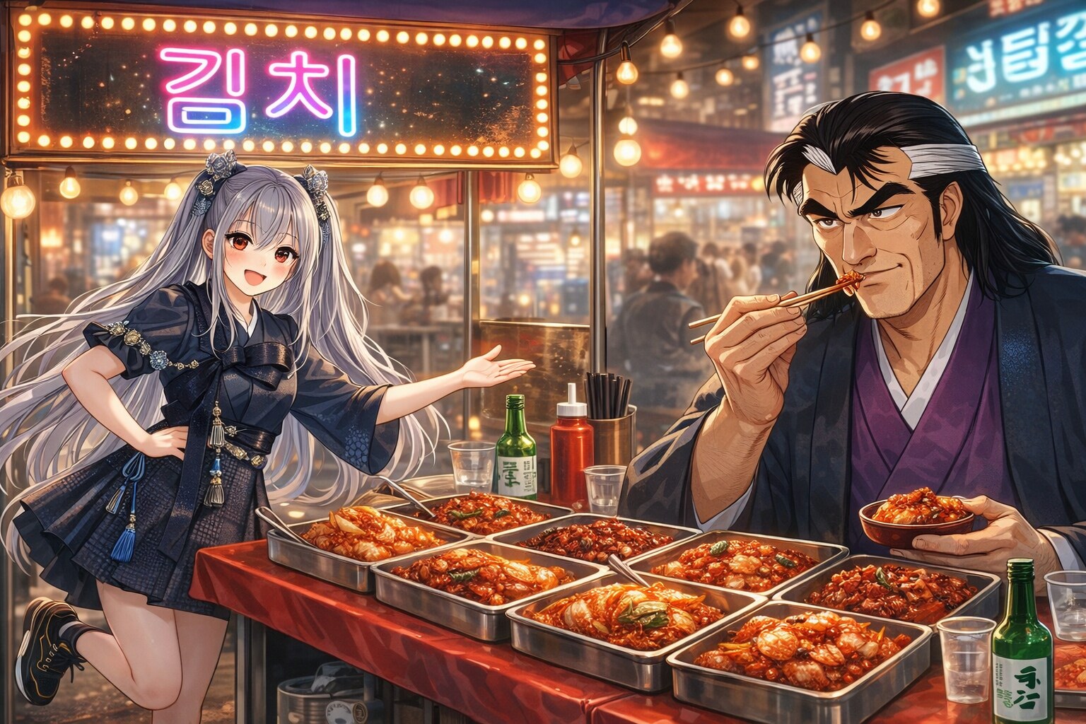 キムチ売りの少女