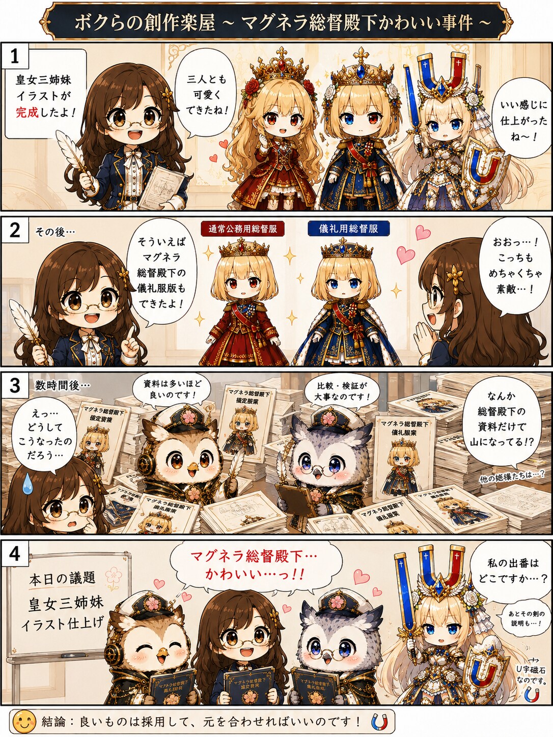 ボクらの創作楽屋 「マグネラ総督殿下かわいい事件」
