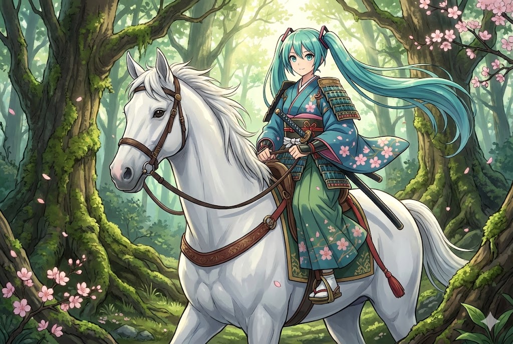 侍ミク | の人気AIイラスト・グラビア