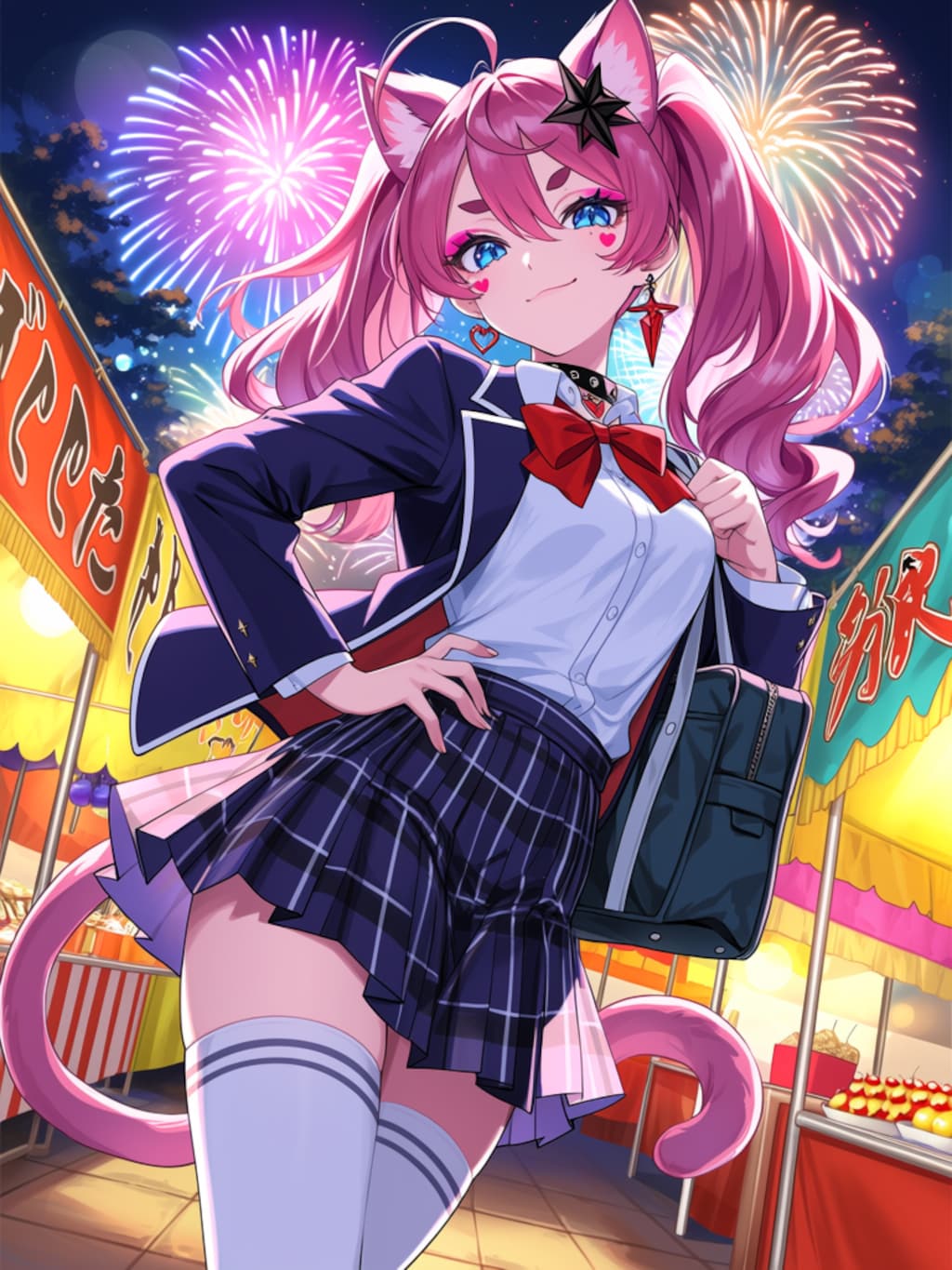 ケモミミの女の子と過ごす夏の思い出