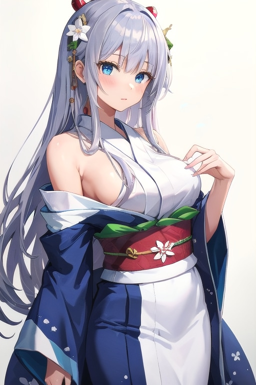 あの私、雪女ですけどパイのみ企画に参加する為にメロン食べてみました | の人気AIイラスト・グラビア