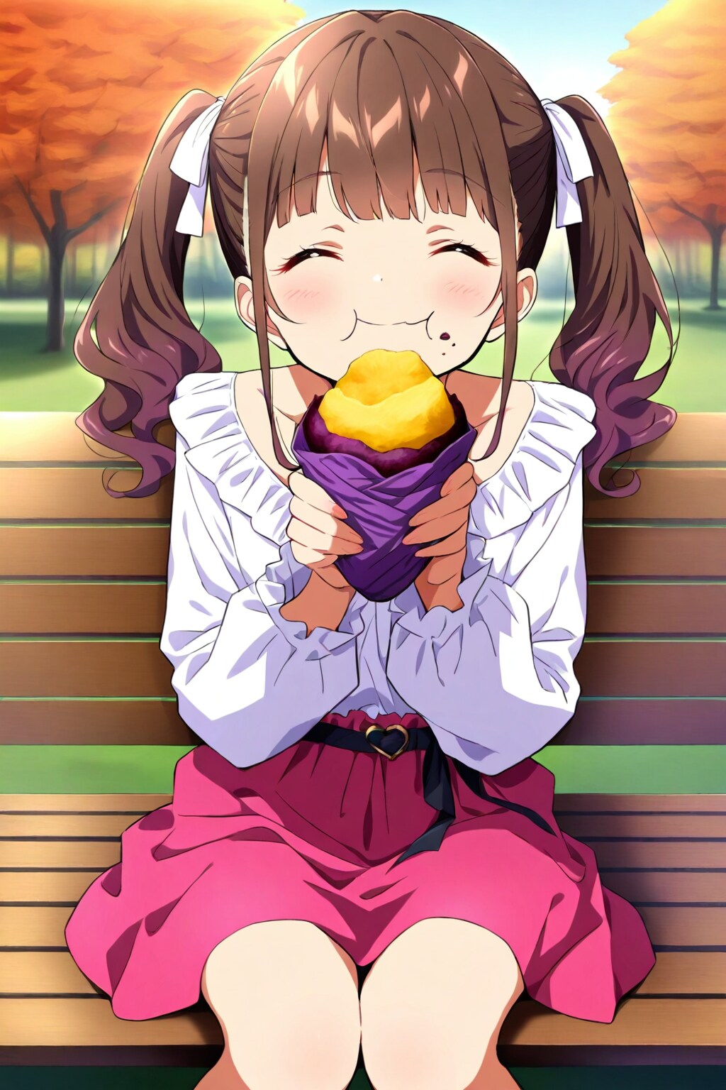 焼きいもおいしい！ | の人気AIイラスト・グラビア