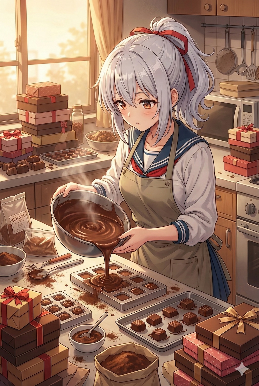 バレンタイン準備チュー！