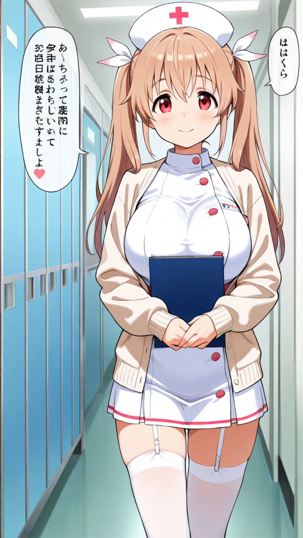 働く垂れ目ナースさん