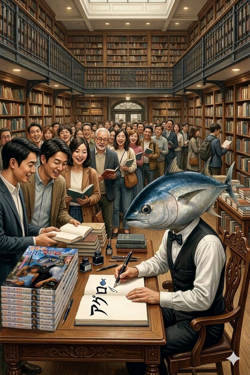 アグロ🐟先生のサイン会