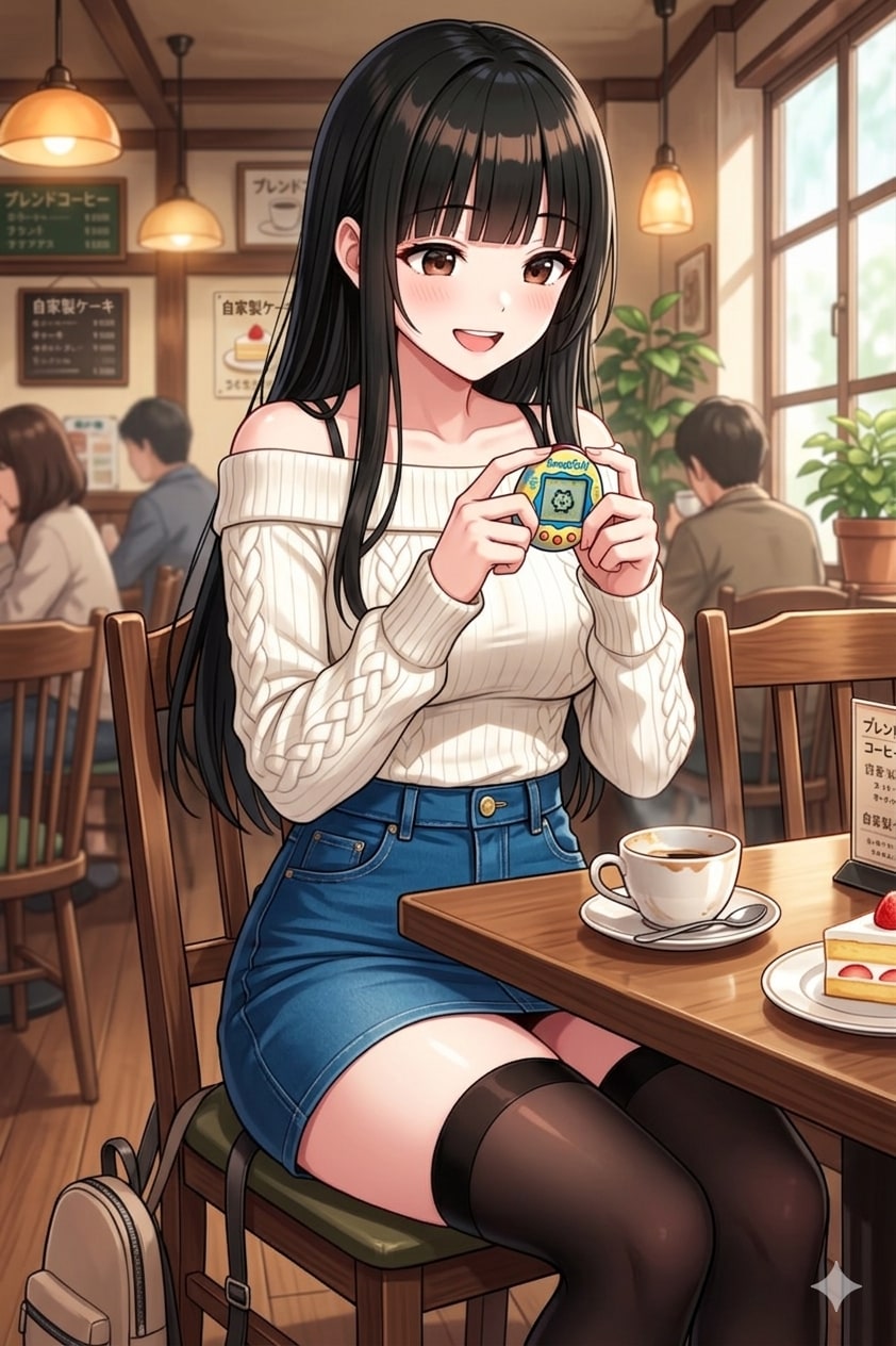サキちゃんとたまごっち | の人気AIイラスト・グラビア