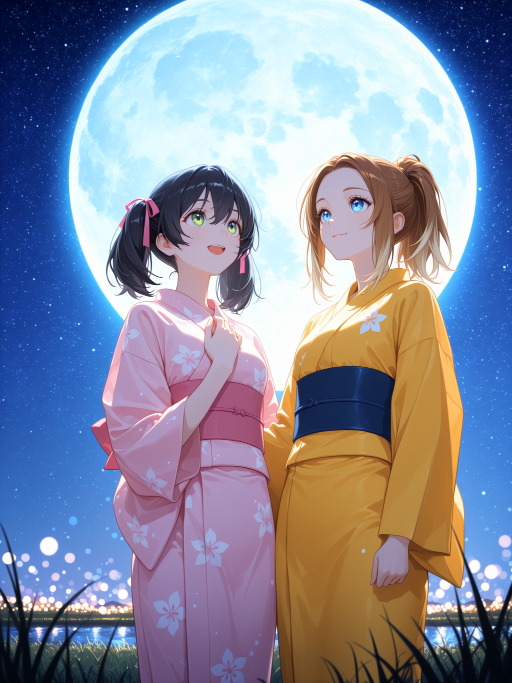 2人で見上げる空