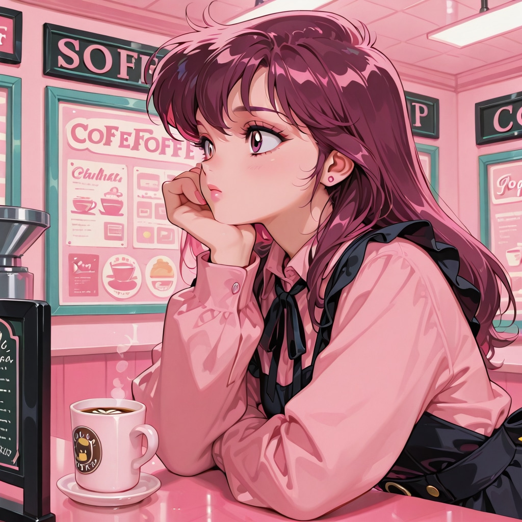 ピンクとレトロ