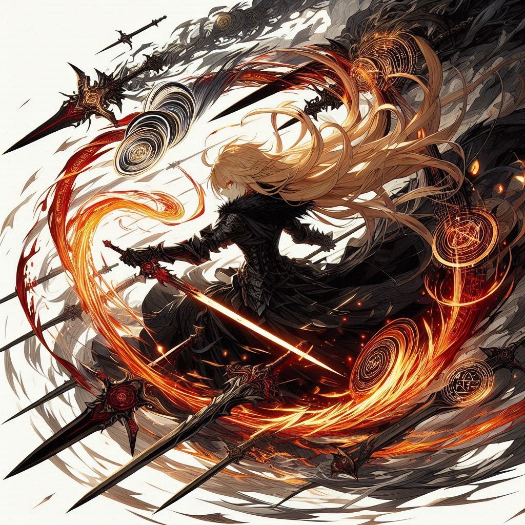 ブロンドの女騎士さん755