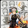 水と炎を操る🌊🔥　　　　　　　サイバーアサシンガールズの　　　白鳥姉妹 2枚目