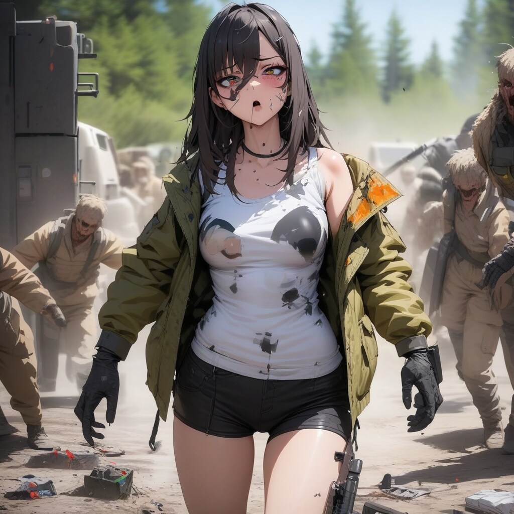 荒廃した世界に