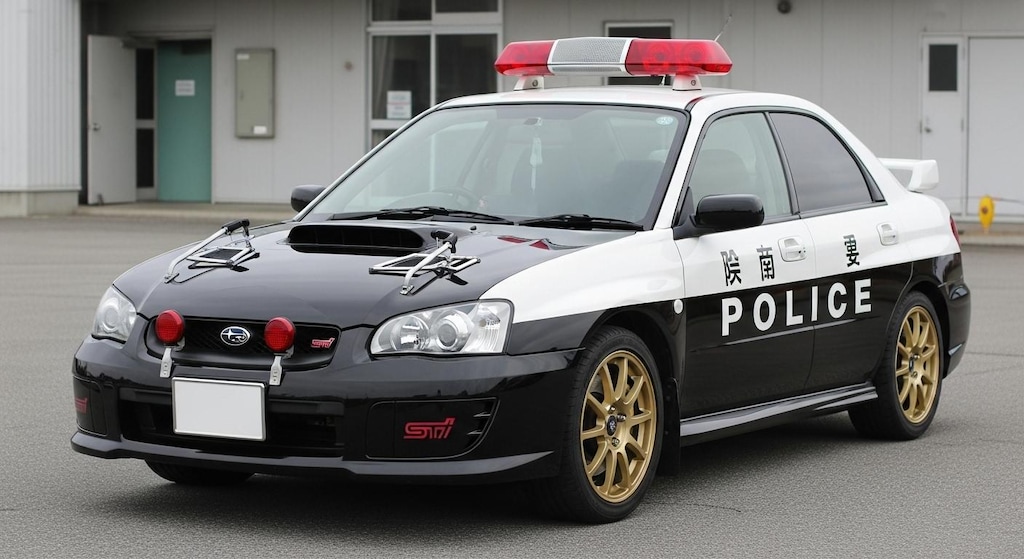スバルインプレッサパトロールカー
