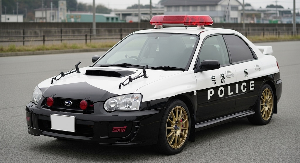 スバルインプレッサパトロールカー