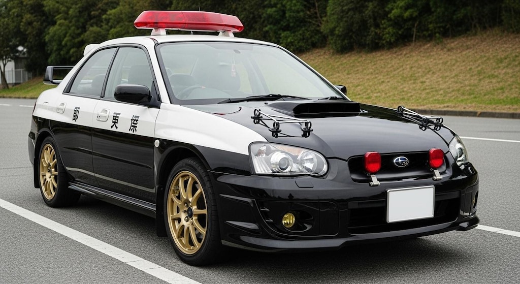 スバルインプレッサパトロールカー