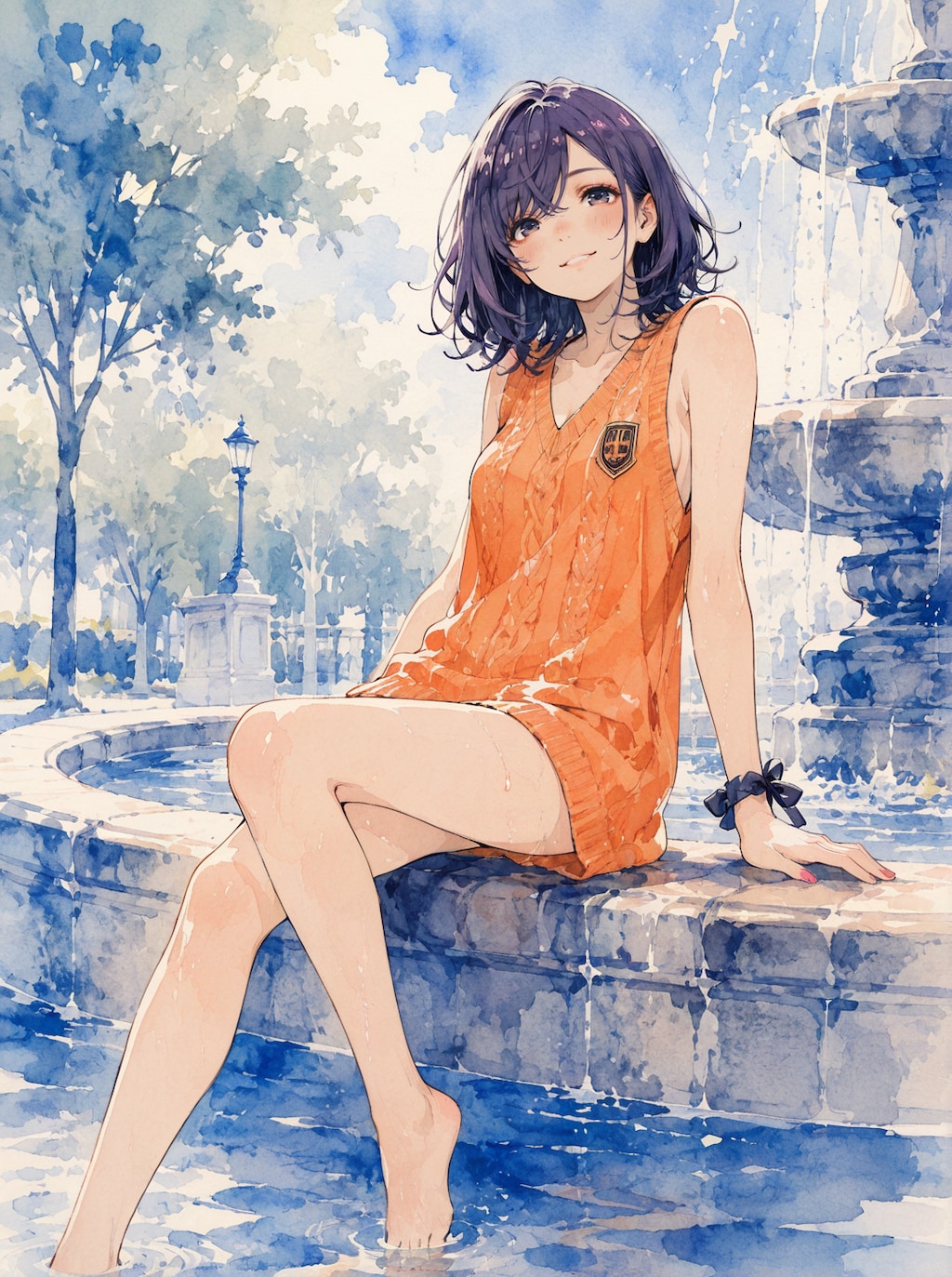 スリーブレスな制服