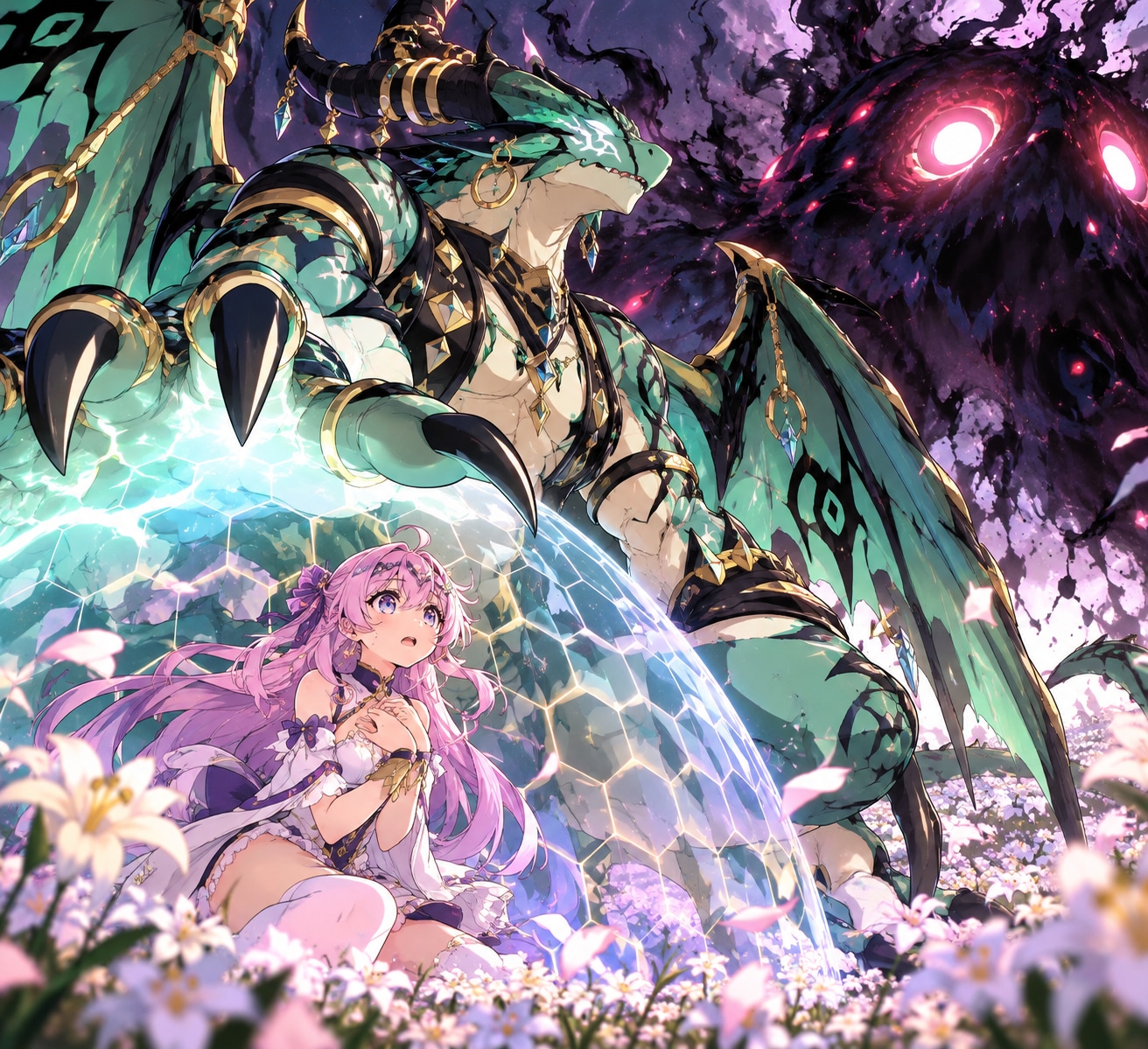 歌姫の守護竜 | の人気AIイラスト・グラビア