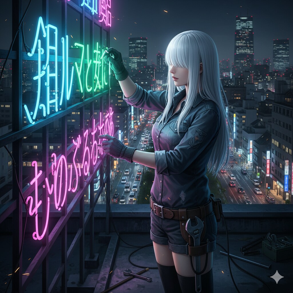 ネオンサインのおかわり