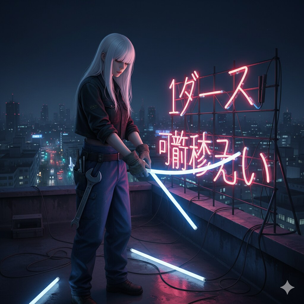 ネオンサインのおかわり