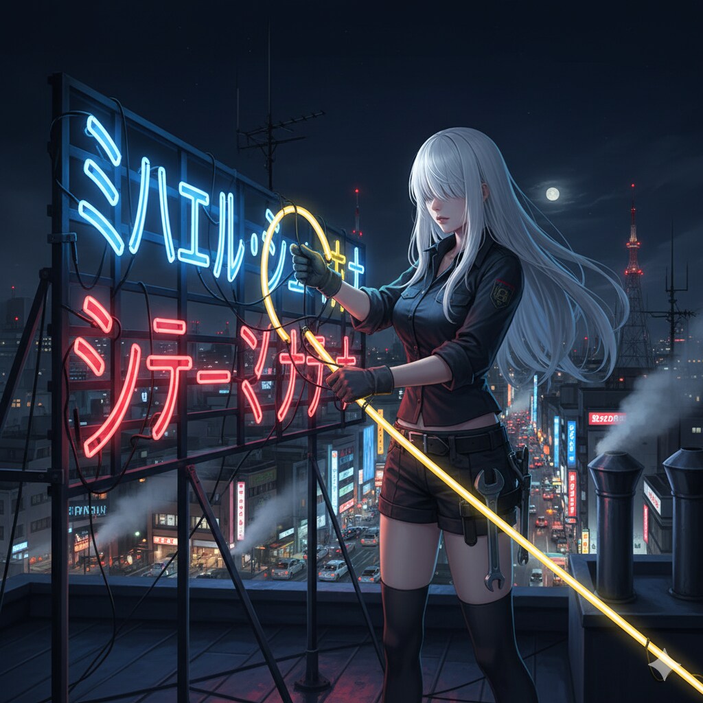 ネオンサインのおかわり