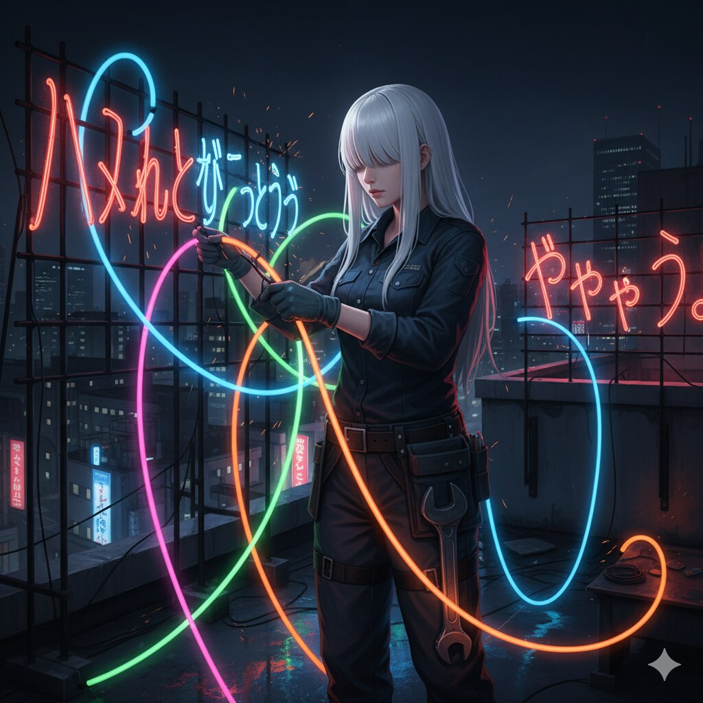 ネオンサインのおかわり