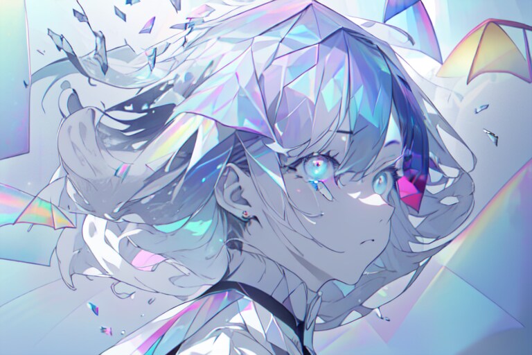宝石の涙/PixAI