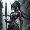 steampunk demon armor girl 5枚目