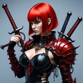 steampunk demon armor girl 11枚目