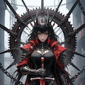 steampunk demon armor girl 3枚目
