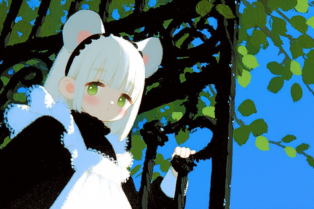 お外のメイドちゃん