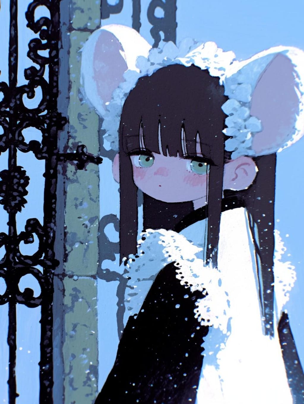 お外のメイドちゃん