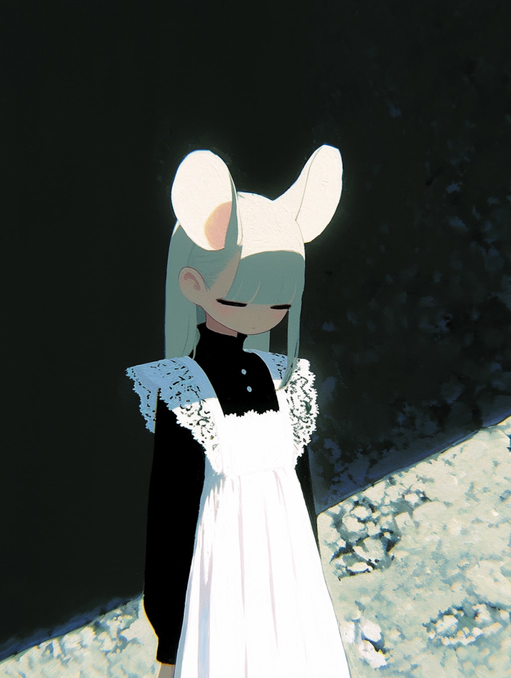 お外のメイドちゃん