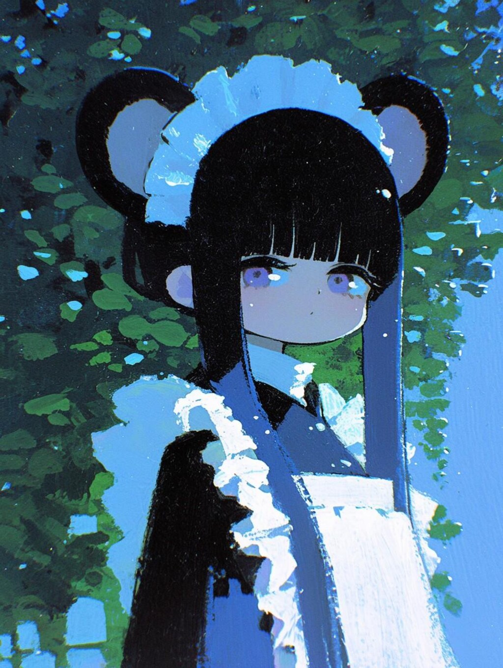 お外のメイドちゃん