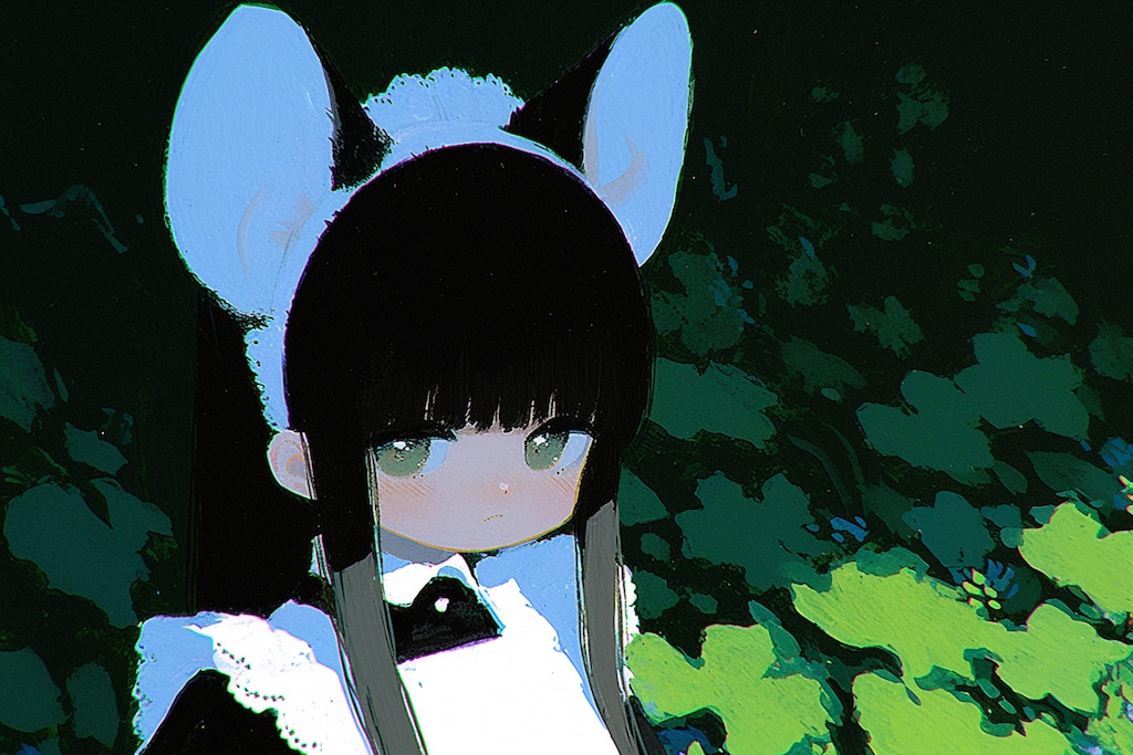 お外のメイドちゃん