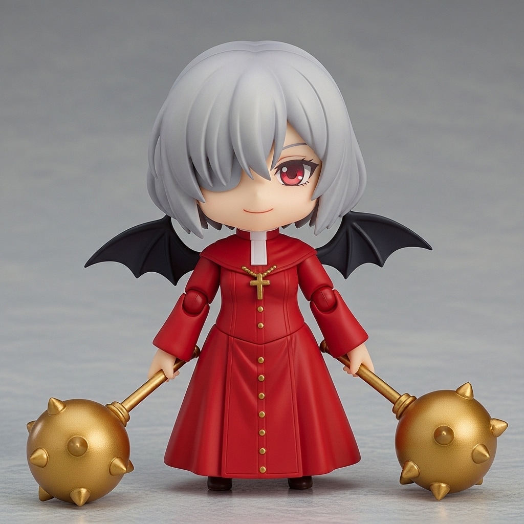 ねんどろいど悪魔神官ちゃん（hair over one eye） | の人気AIイラスト・グラビア