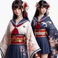和風のセーラー服 6枚目