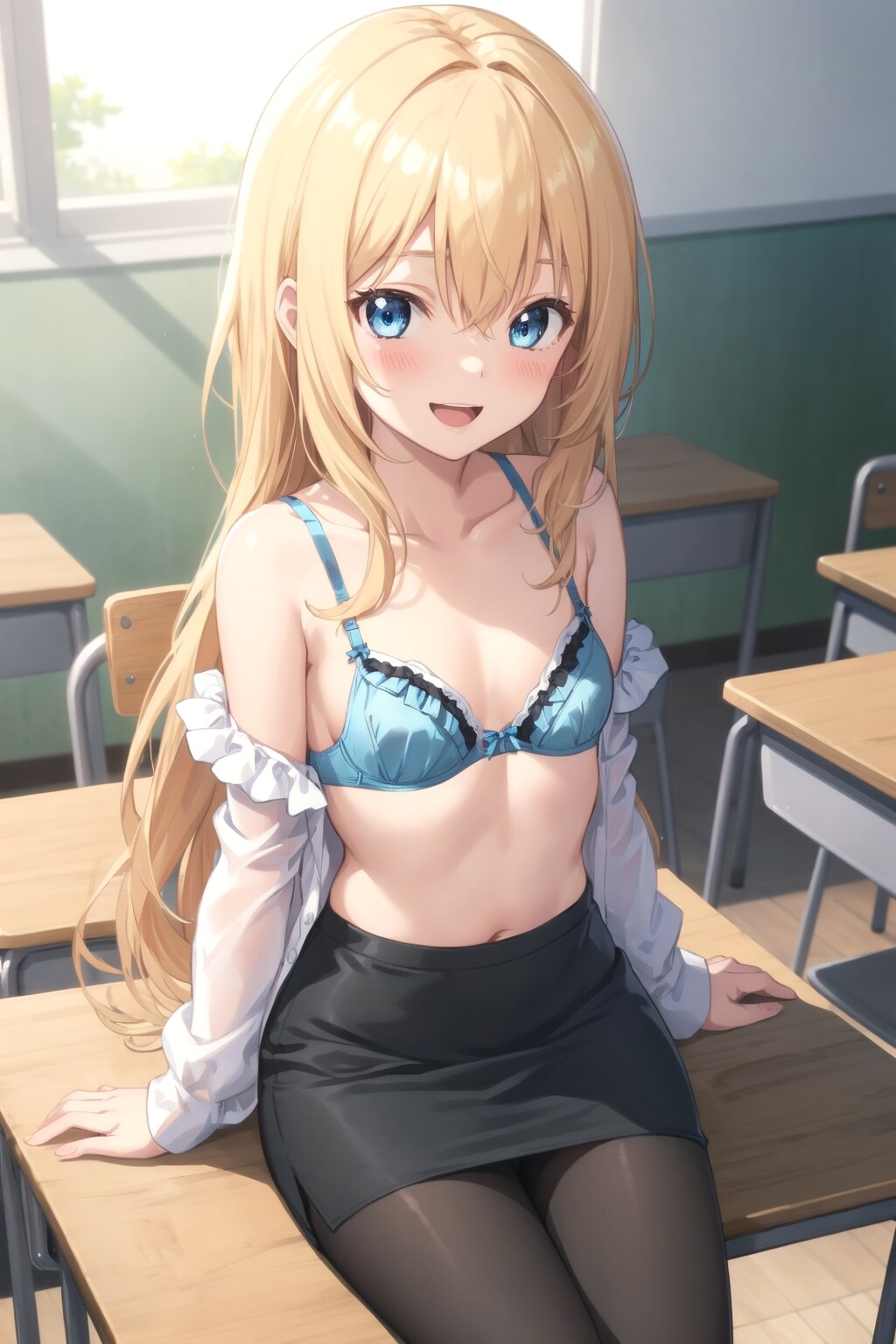 先生暑くなってきちゃった……♡