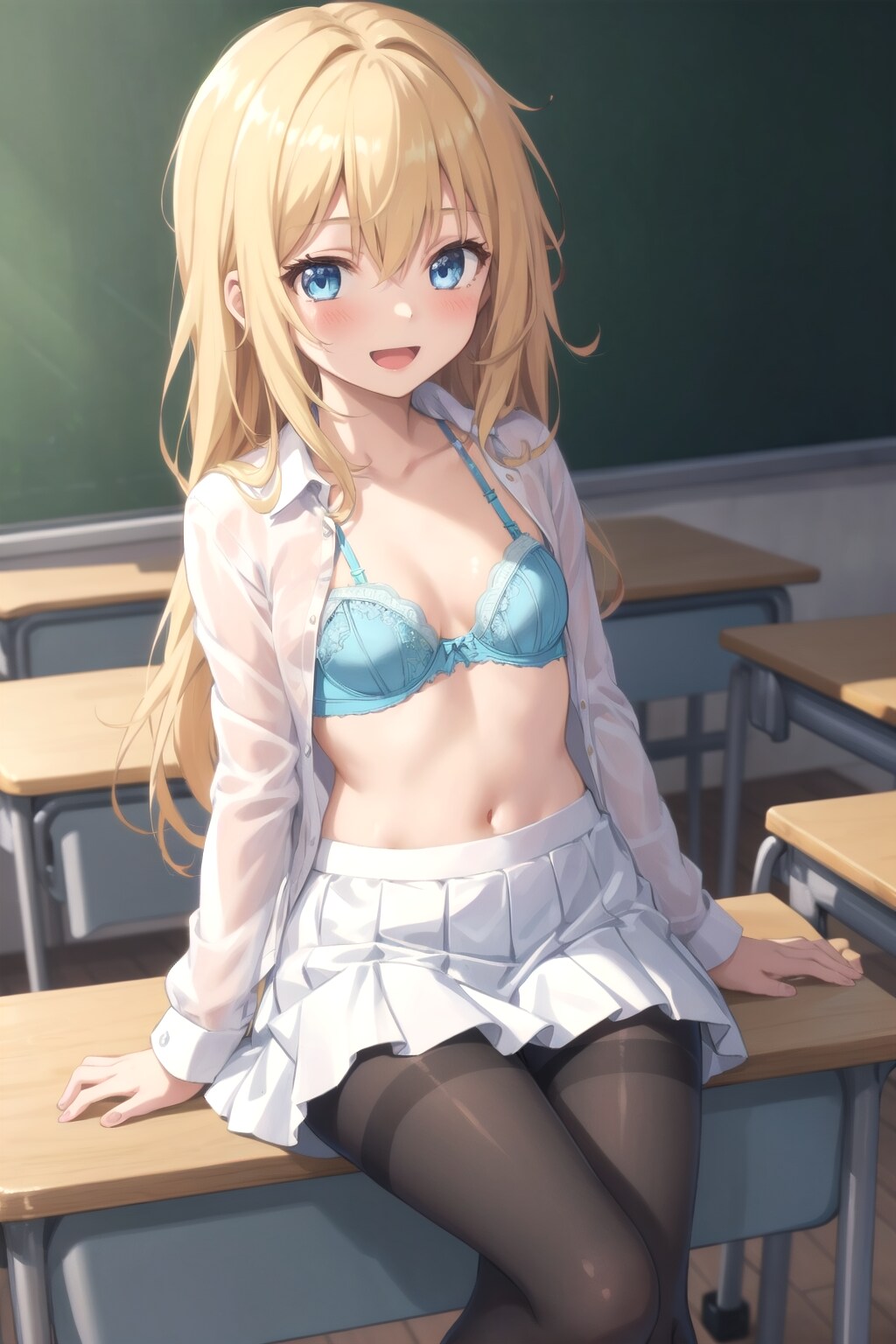 先生暑くなってきちゃった……♡