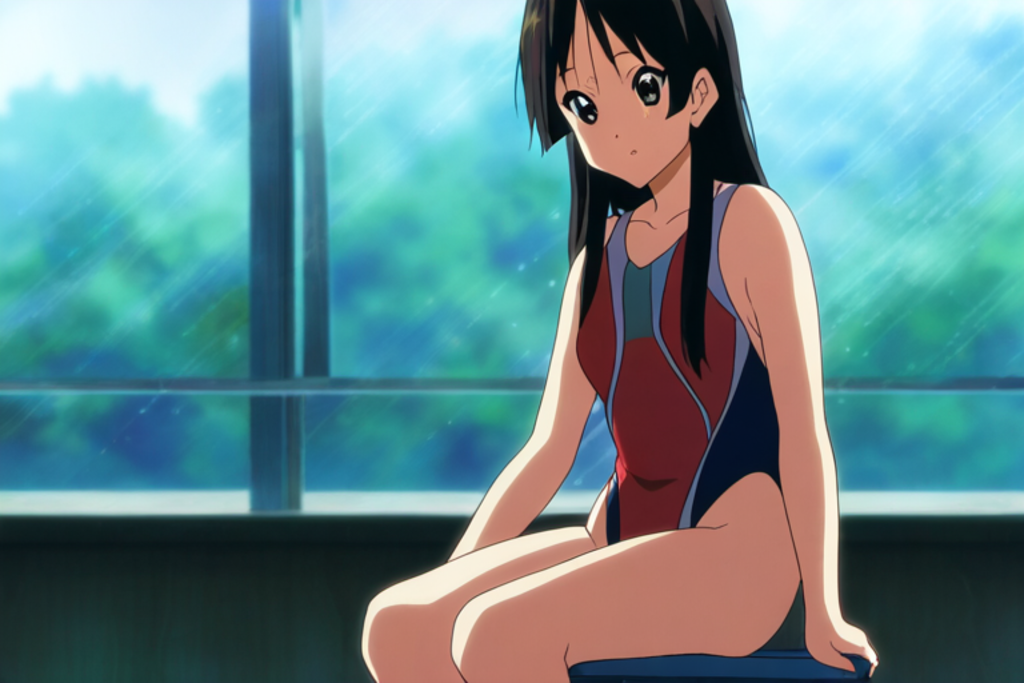 秋山澪の競泳水着姿　詰め合わせ　第7弾