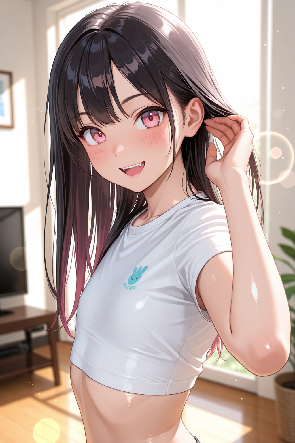 黒髪ロングヘアーのうちの子たち！