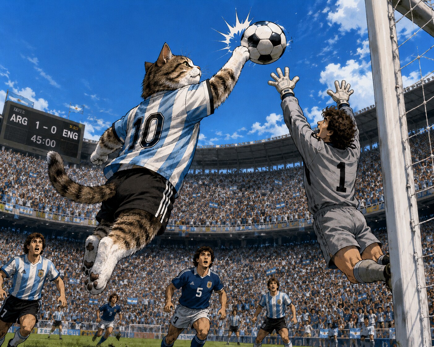 神の猫手