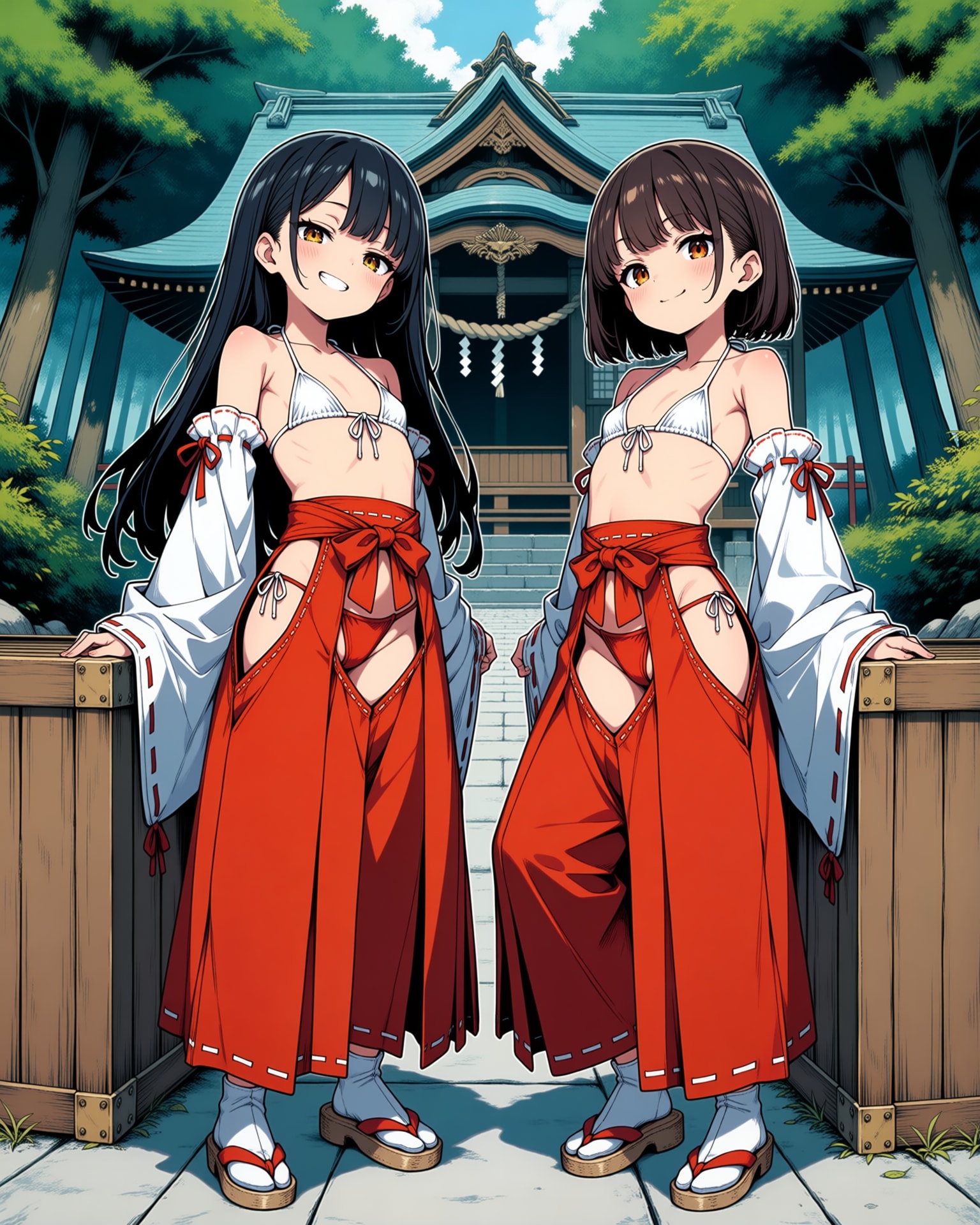 「おに～さん、お賽銭していかない？💞」