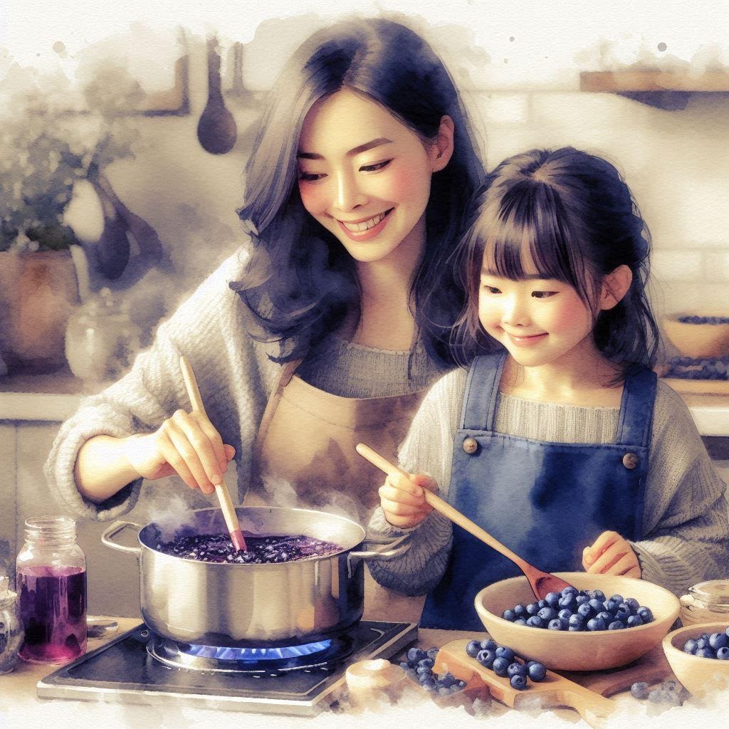 ブルーベリーケーキ