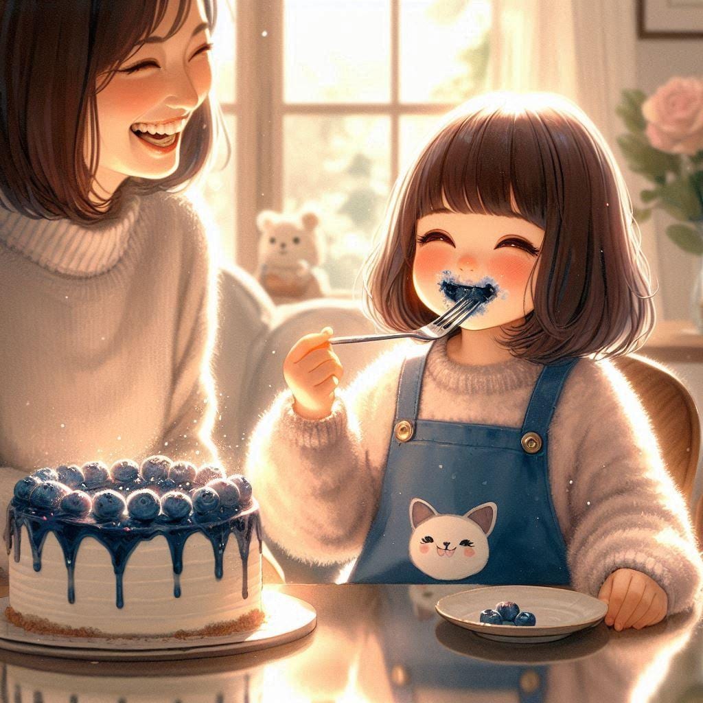 ブルーベリーケーキ