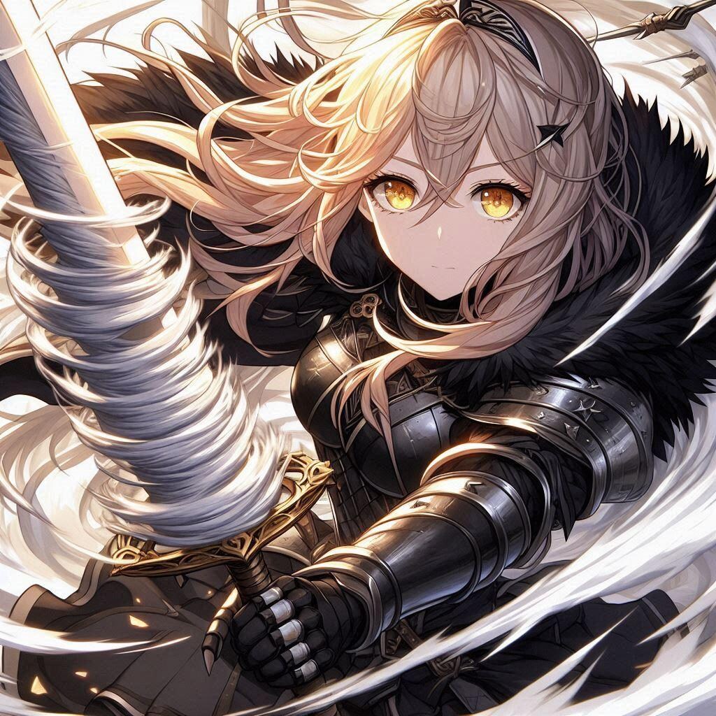 ブロンドの女騎士さん695