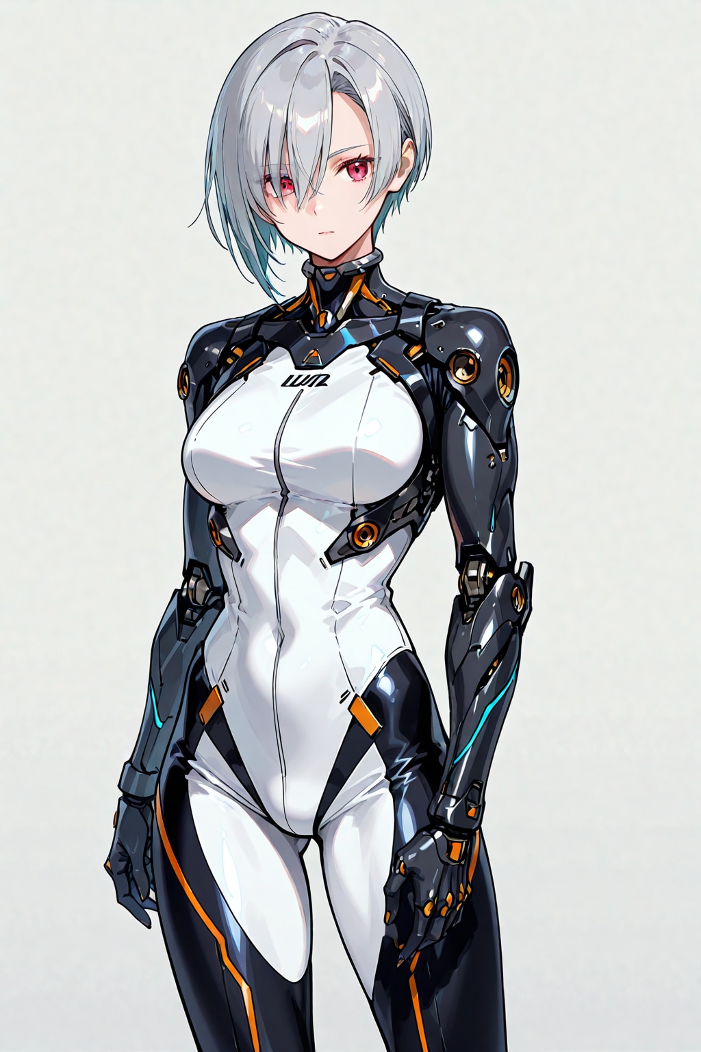 ピッチリしたボディスーツのサイボーグ淑女《bonsai》