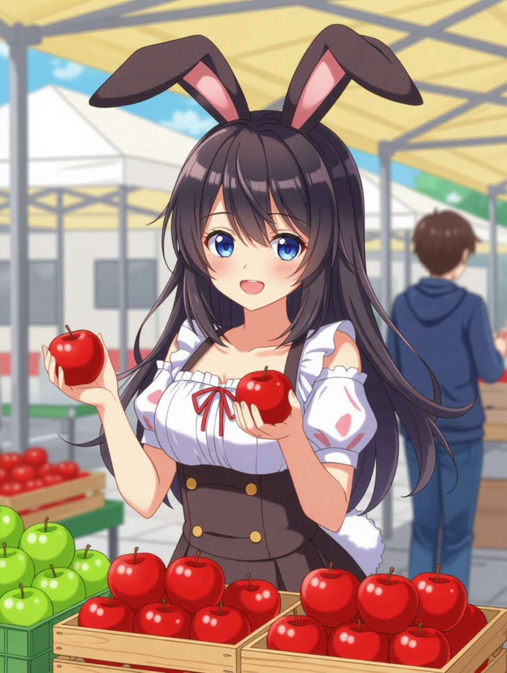 りんご売りの少女