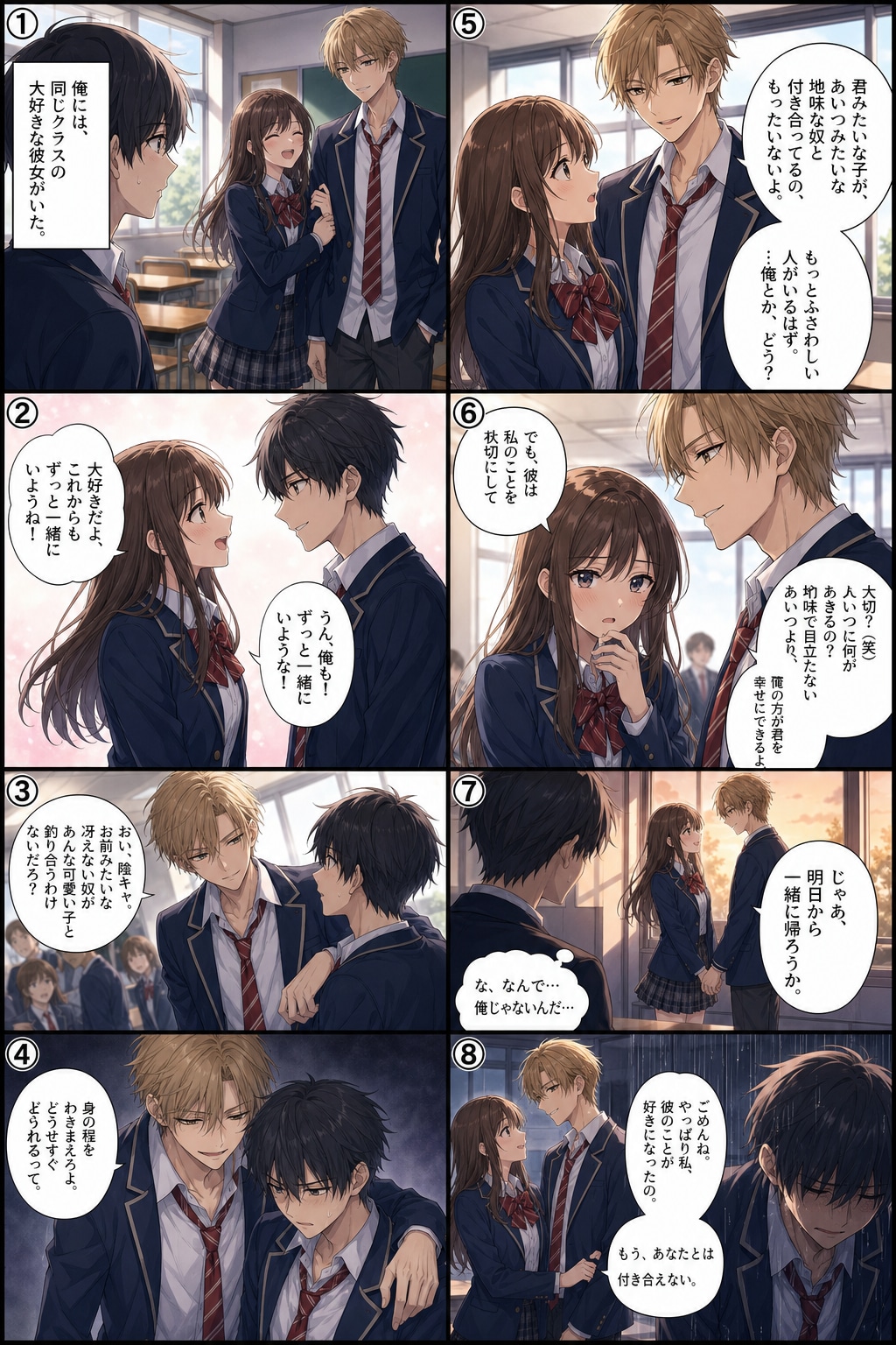イケメンに恋人を奪われる話