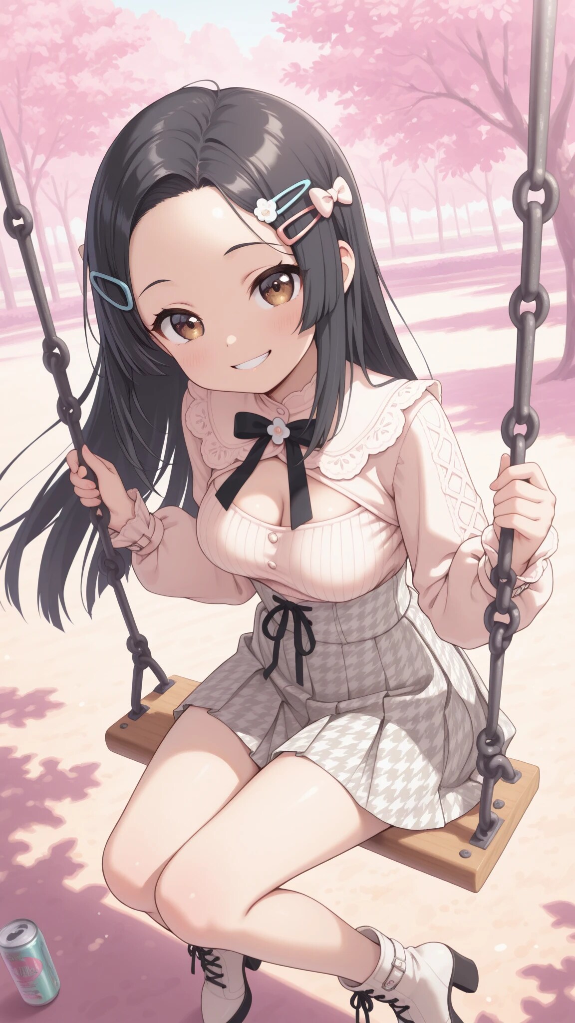 キィー…キィー…ブランコ