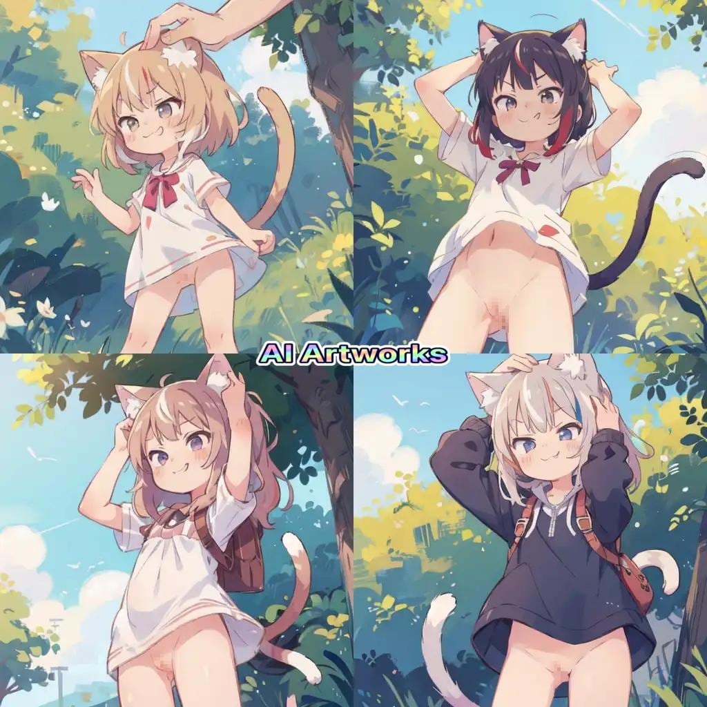 PixAI生成　R-18絵まとめ　カワイイ系